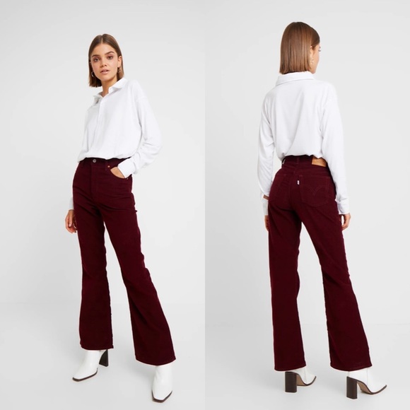 Levi's Denim - Levi’s Ribcage Flare Corduroy Jeans